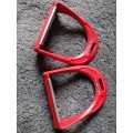 Etriers JIN STIRRUP EVOL rouges