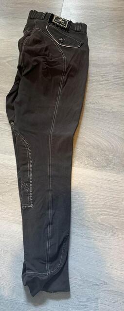pantalon femme équitheme gris