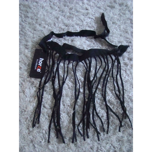 frange anti mouche noir cheval