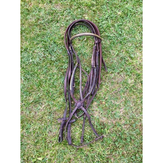 Bridon Hervé Godignon Jump'in clincher muserolle croisée