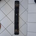 Selle de dressage et bride en cuir noir