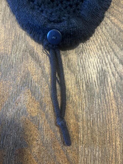 bonnet long equiline bleu marine