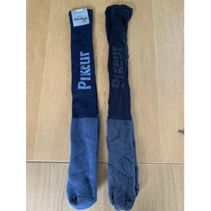 Chaussettes Pikeur laine noires et bleues
