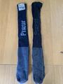 Chaussettes Pikeur laine noires et bleues
