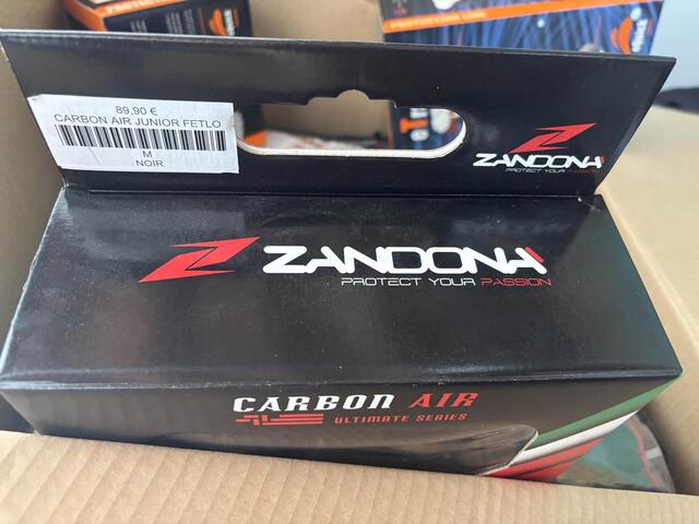 Protèges boulets Zandona Carbon air junior