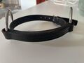 Mors droit en cuir noir MICHEL ROBERT