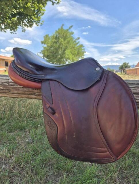 Selle mixte CWD cuir marron