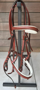 Filet cuir pour Double poney/Petit cheval