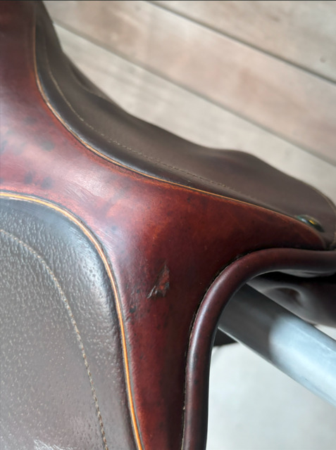 Selle d’équitation mixte de marque ZALDI - Taille 17’’
