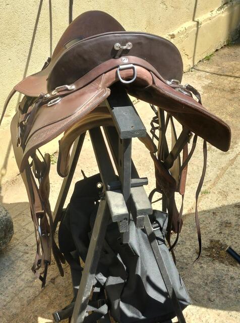 selle de randonnée style western