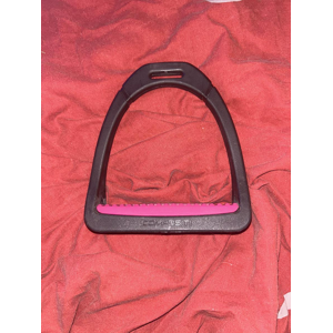 étrier compositi noir et rose