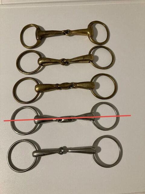 Mors simpe et double brisure (taille 13,5cm)