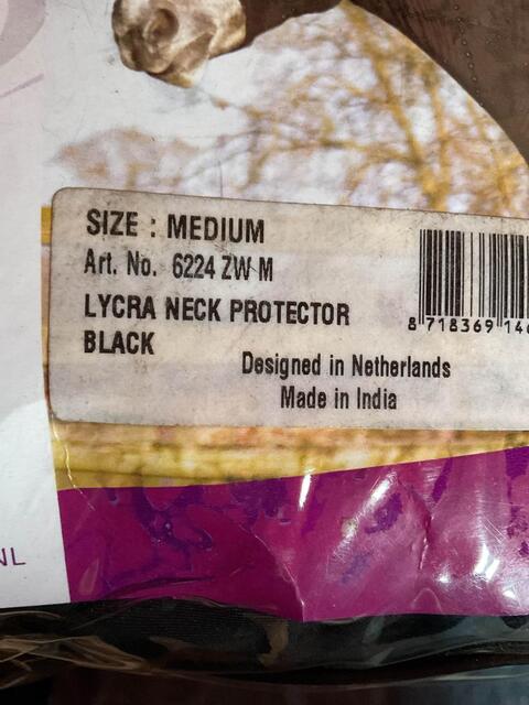 lycra neck protector