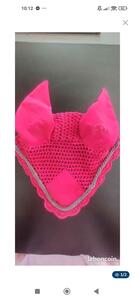 Bonnet anti mouche poney Rose Equitheme