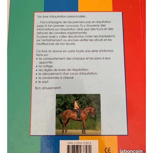 Mon livre d’équitation