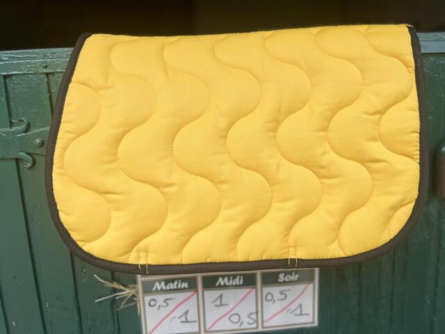 Tapis jaune équitheme
