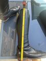 Bottes en cuir noir