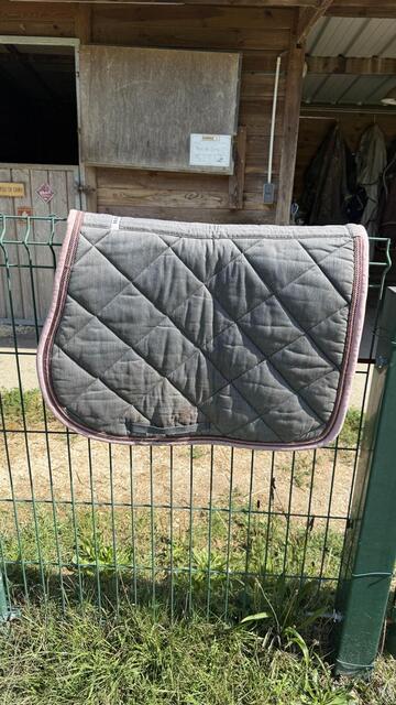 Tapis HKM Gris et rose