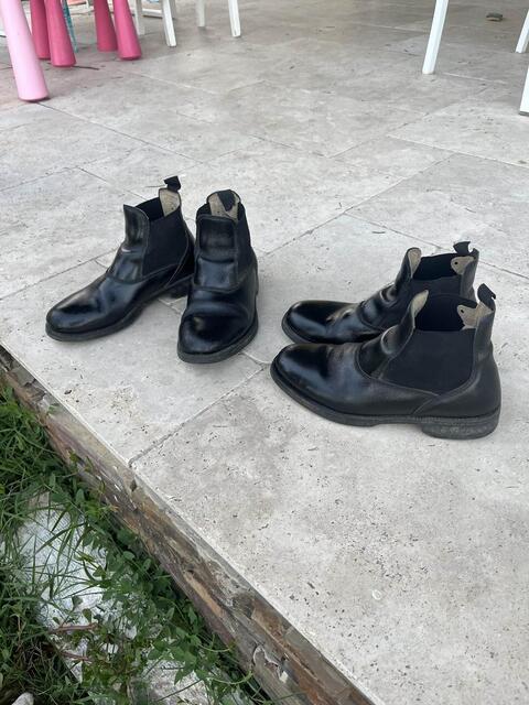 2 paires boots fouganza