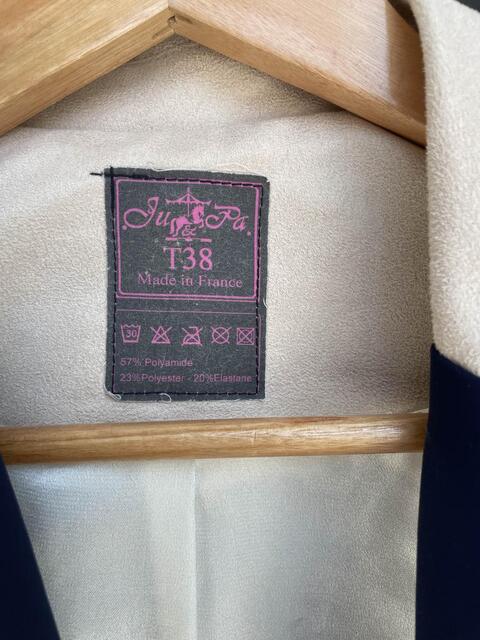 veste de concours ju et pa bleu marine