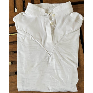 Polo de concours Pénélope Moon Mesh blanc