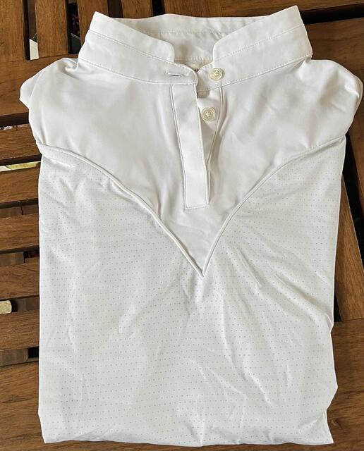 Polo de concours Pénélope Moon Mesh blanc