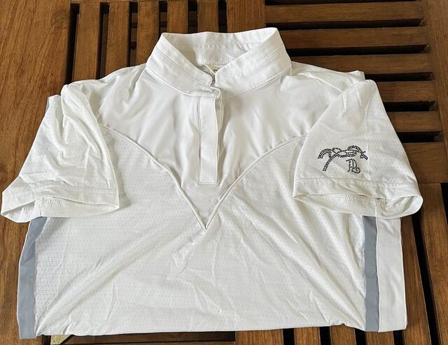 Polo de concours Pénélope Moon Mesh blanc