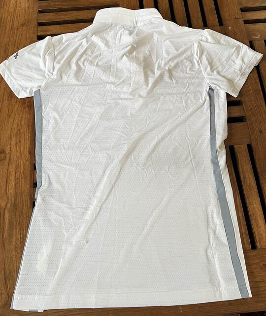 Polo de concours Pénélope Moon Mesh blanc