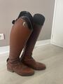 Bottes d'équitation Hathor Bottier sur mesure, cognac, verni noir, de 2021, en superbe état général