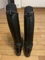 Bottes d'équitation Hathor Bottier sur mesure, personnalisées vernis noir/argent, de Janvier 2021, en très bon état