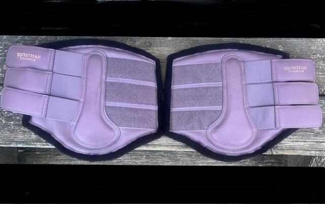 Guêtres fermées dressage equestrian stockholm anemone violet lilas