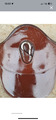 Sangle bavette marron