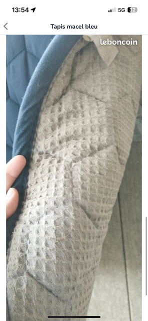 Tapis bleu