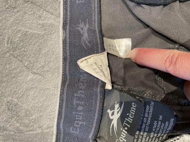 Pantalon d'équitation gris - Equithème - taille 42