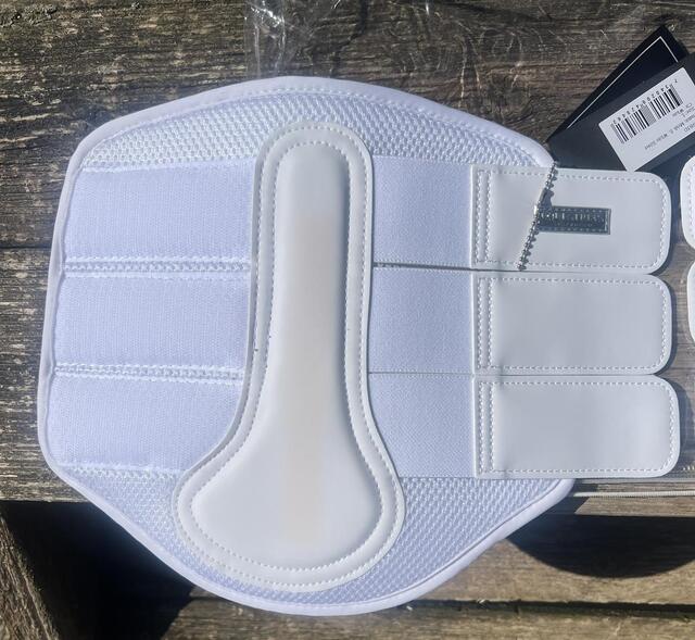 Guêtre fermées blanches Equestrian Stockholm dressage blanc L cheval neuf