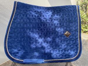 Tapis mixte velvet bleu marine