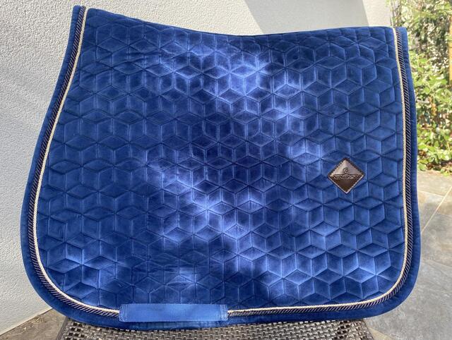 Tapis mixte velvet bleu marine