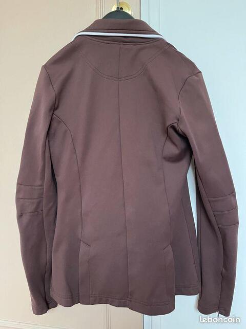 Veste de concours équitation marron Spooks
