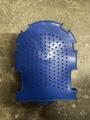 gant brosse massant pansage bleu