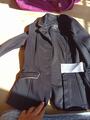 veste de concours noir doré equiteme