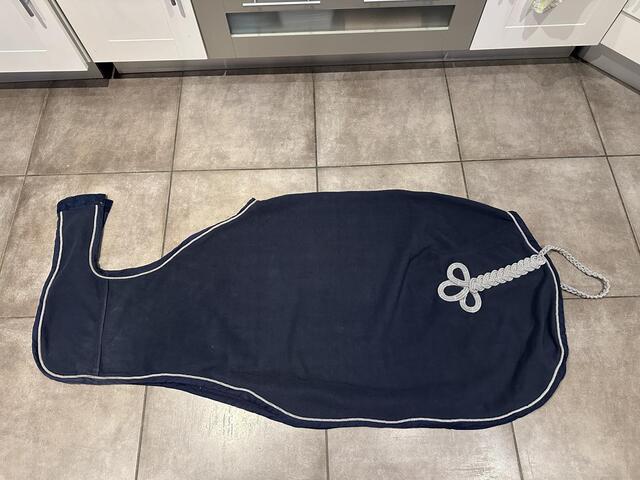 Couvre-reins polaires Lami-Cell bleu marine 145cm