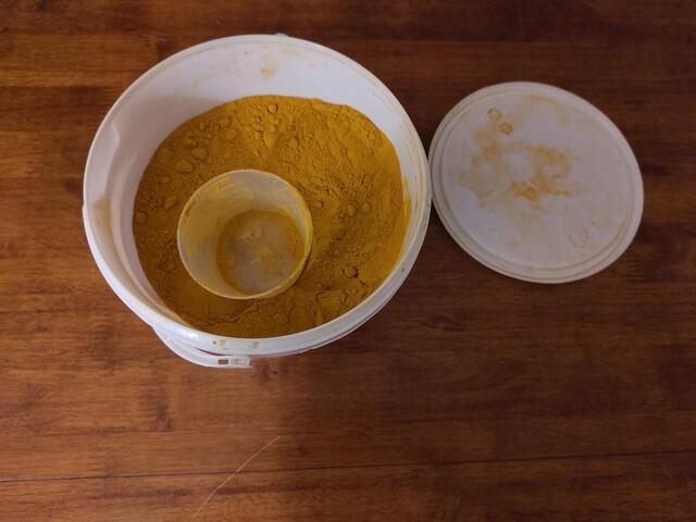 Curcuma ESC plante pure déshydratée complément alimentaire cheval