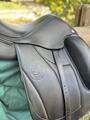 Selle Forestier Aachen 17” 2A – Noir toute veau (2022) + sangle + étrivières