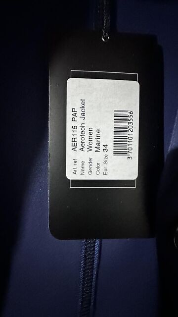 Veste Aerotch Horse Pilot Bleu marine taille 34 - Neuve avec étiquette