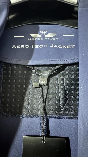 Veste Aerotch Horse Pilot Bleu marine taille 34 - Neuve avec étiquette