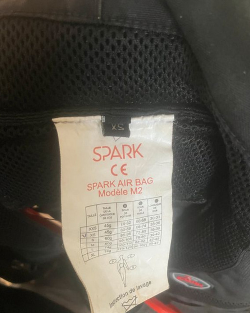 Gilet air bag - spark 2