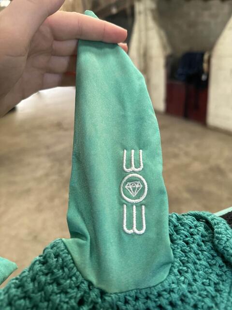 ensemble wow store bleu turquoise taille cheval