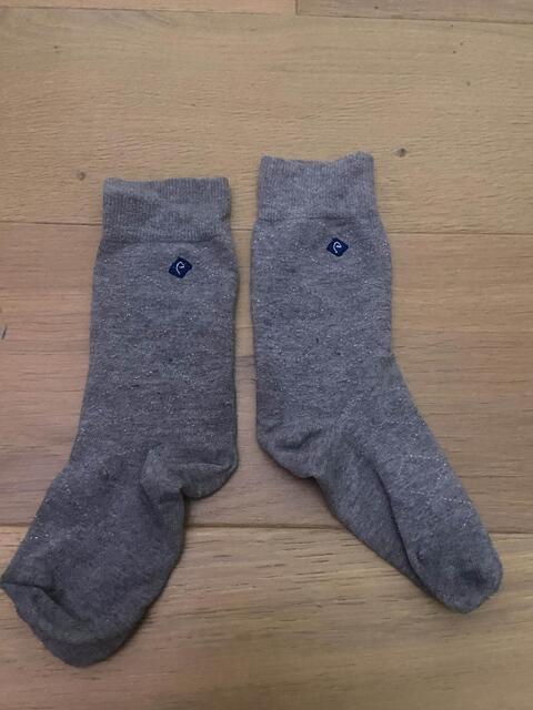 chaussettes equitheme grise