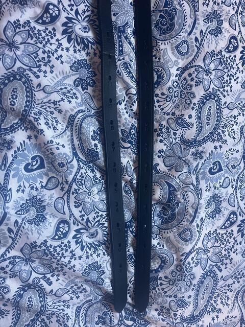 étrivières noires 145 cm