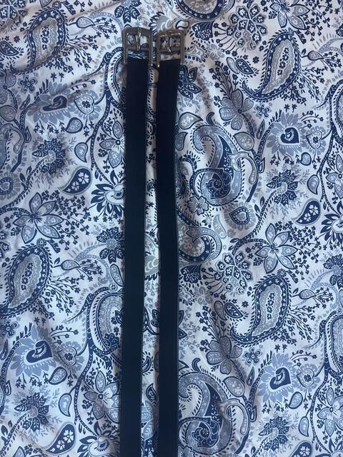 étrivières noires 145 cm